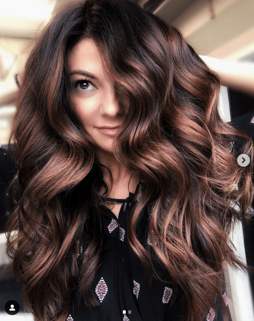 brown balayage brown balayage