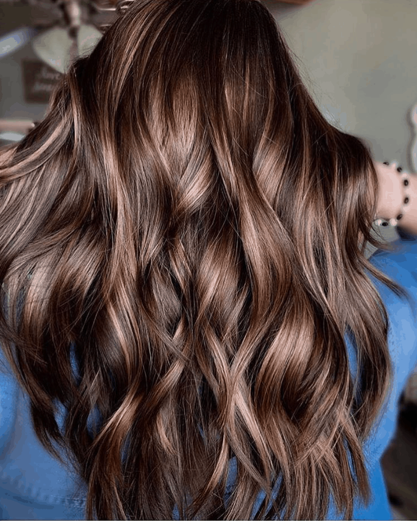 brown balayage brown balayage