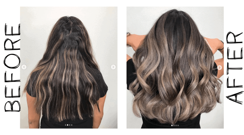 brown balayage