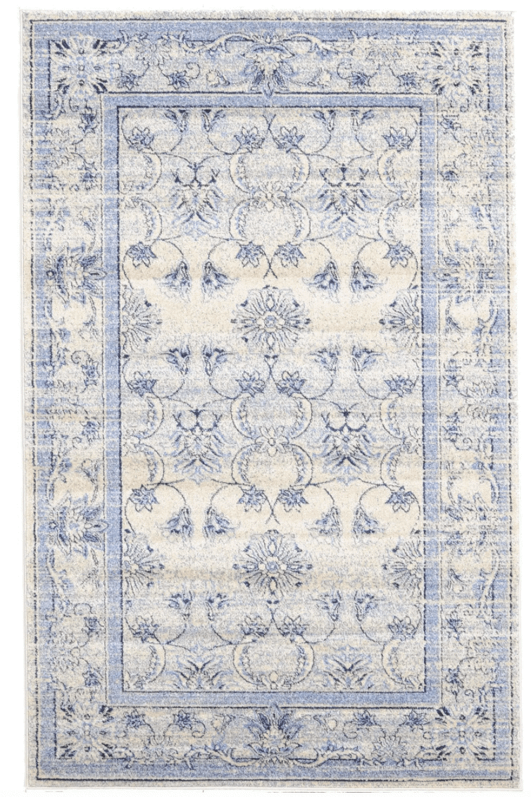 blue area rugs