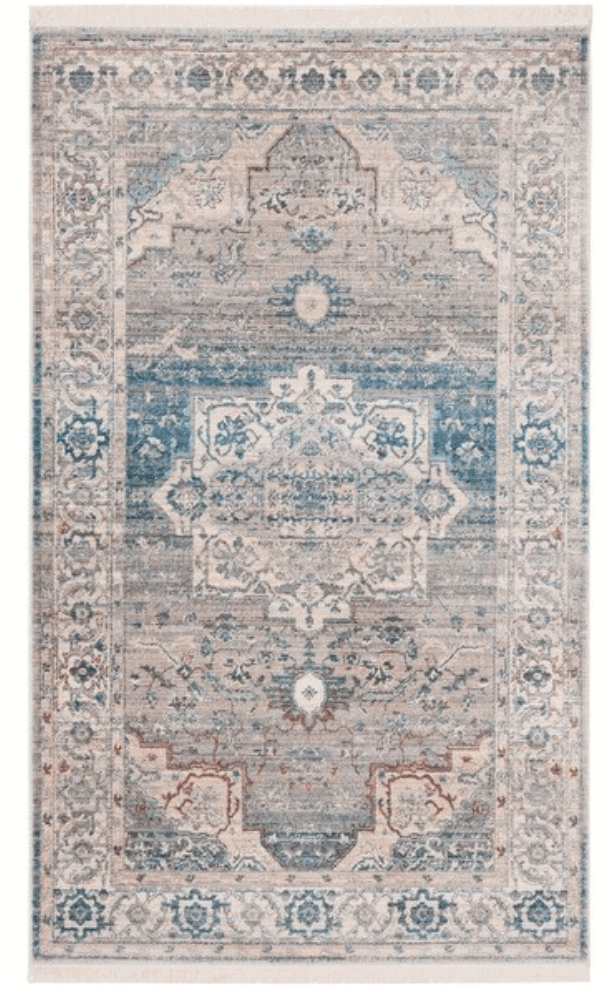 blue area rugs