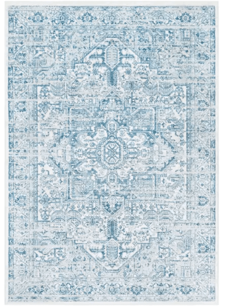 blue area rugs