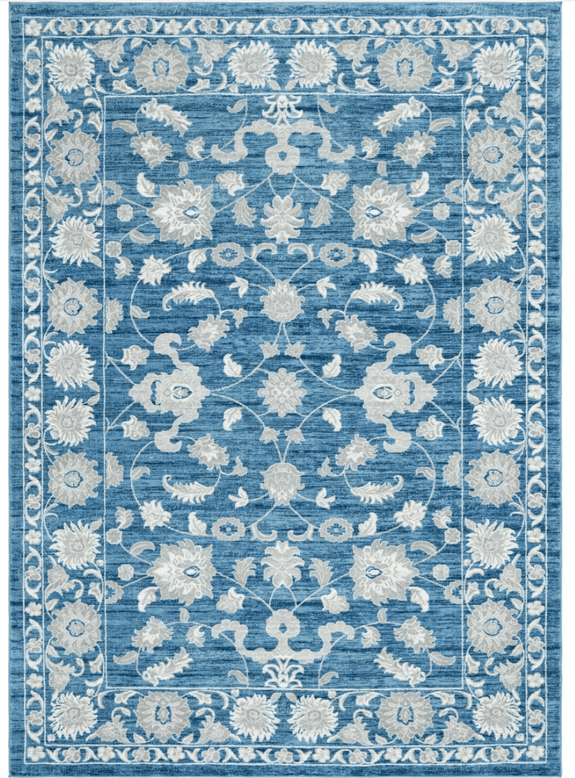 blue area rugs