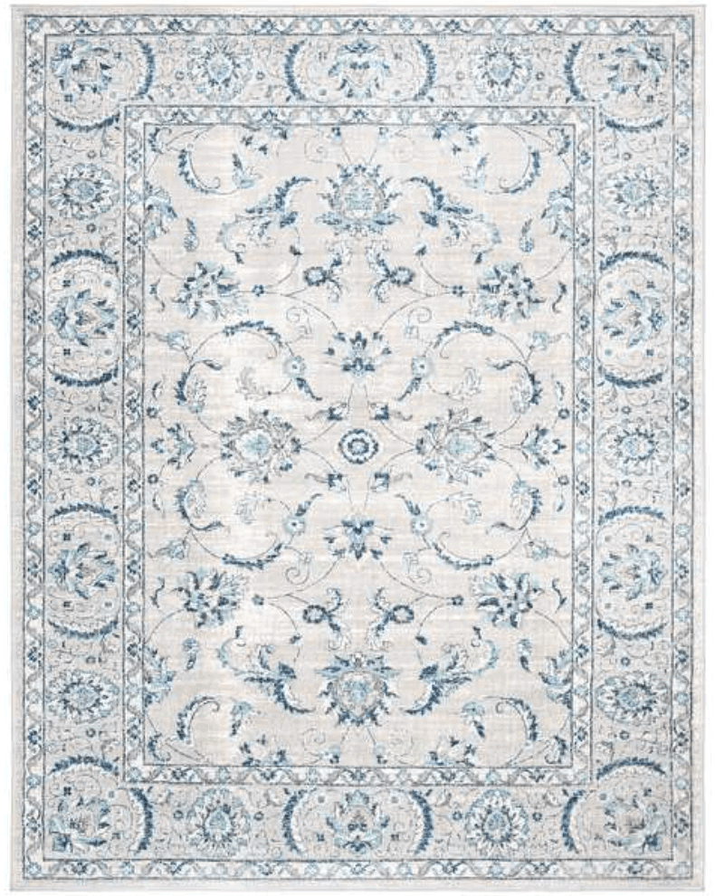 blue area rugs