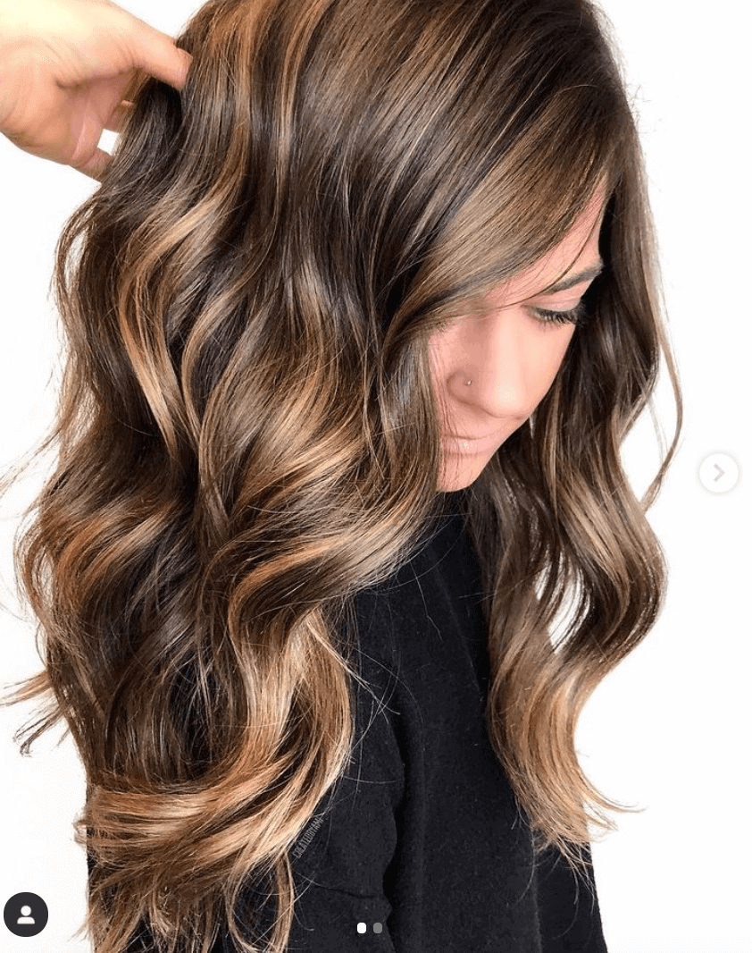 caramel balayage