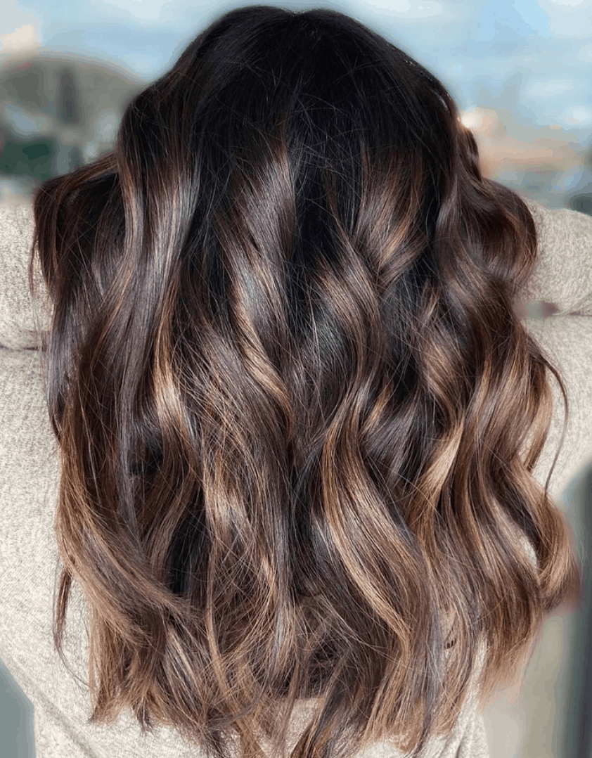 brown balayage