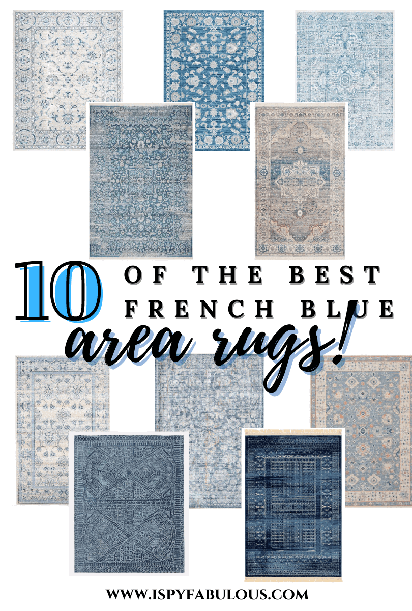 blue area rugs