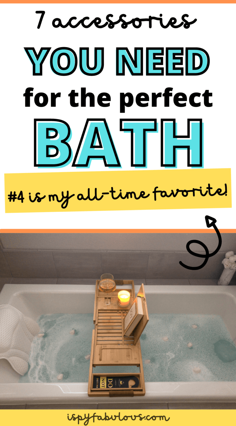 Ready To Relax? 7 Bath Accessories for the Best Bath Ever! - I Spy Fabulous