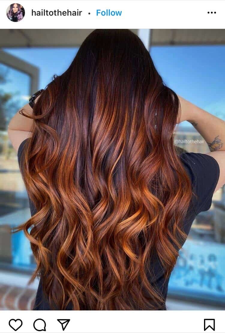 20 Hot Copper & Red Balayage Hair Color Ideas That Are On Fire! - I Spy Fabulous 20 Hot Copper & Red Balayage Hair Color Ideas That Are On Fire! - I Spy Fabulous
