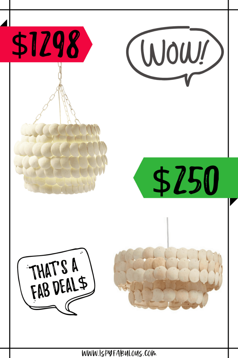 Fab Deal$: Serena & Lily Pescadero Tiered Chandelier