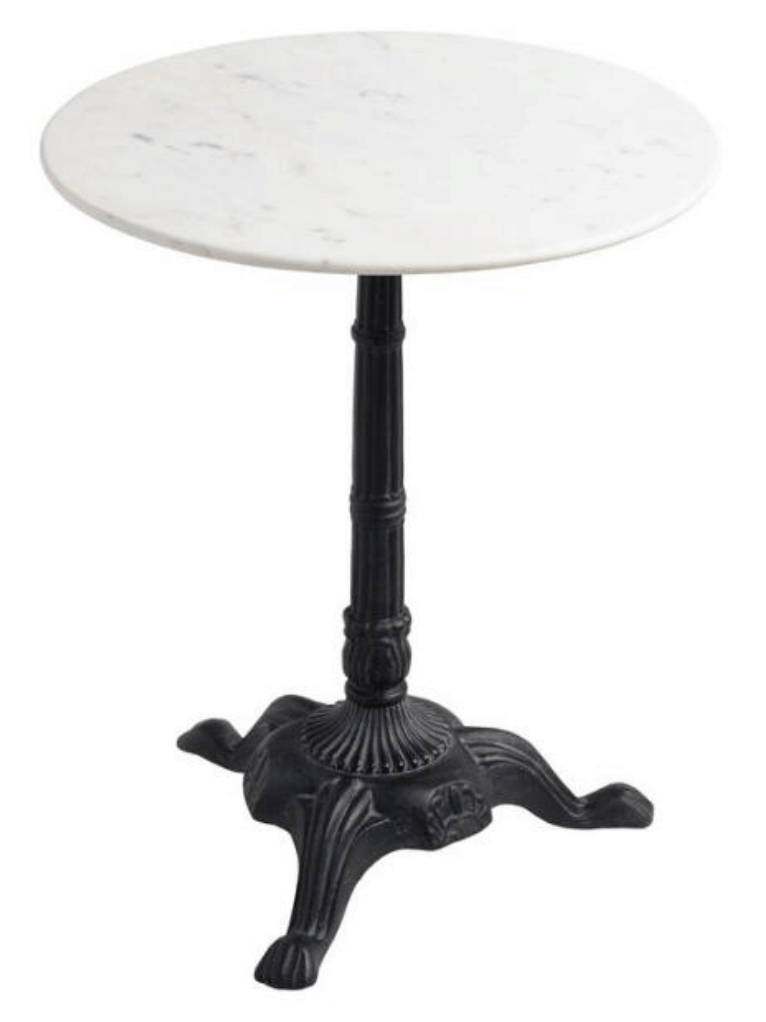 pottery barn marble table dupe