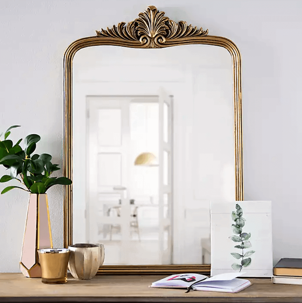 anthropologie primrose gold mirror dupe