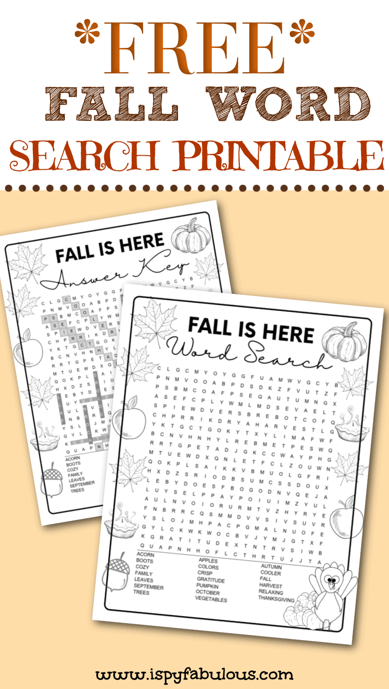 free thanksgiving printables for kids