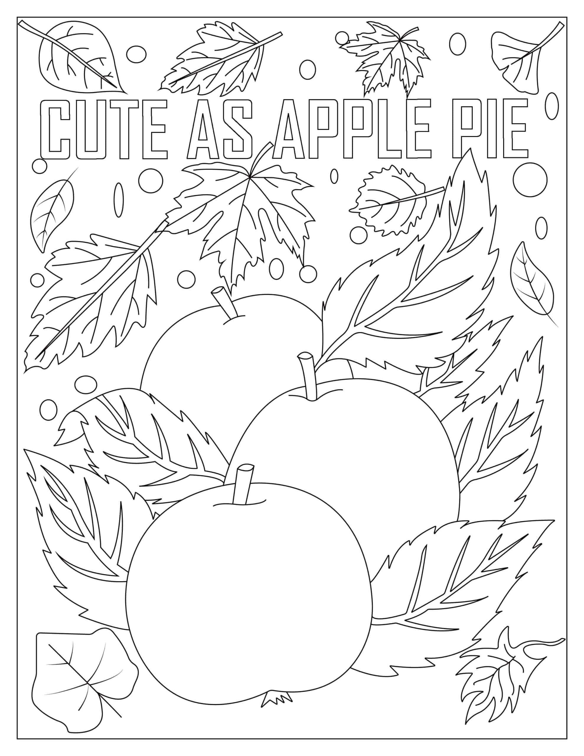 fall coloring pages