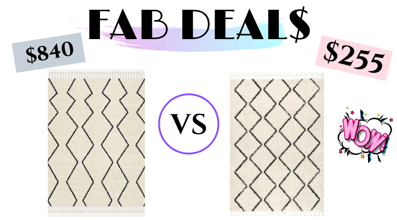 west elm rug dupes