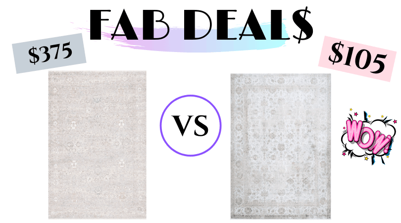 west elm rug dupes