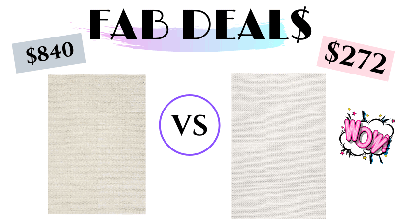 west elm rug dupes