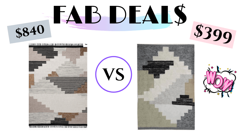 west elm rug dupes