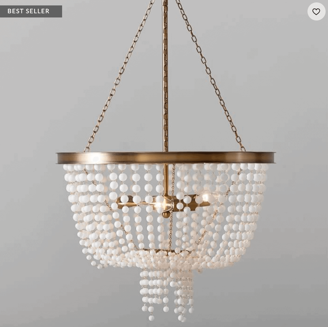 visual comfort aerin jacqueline chandelier dupe