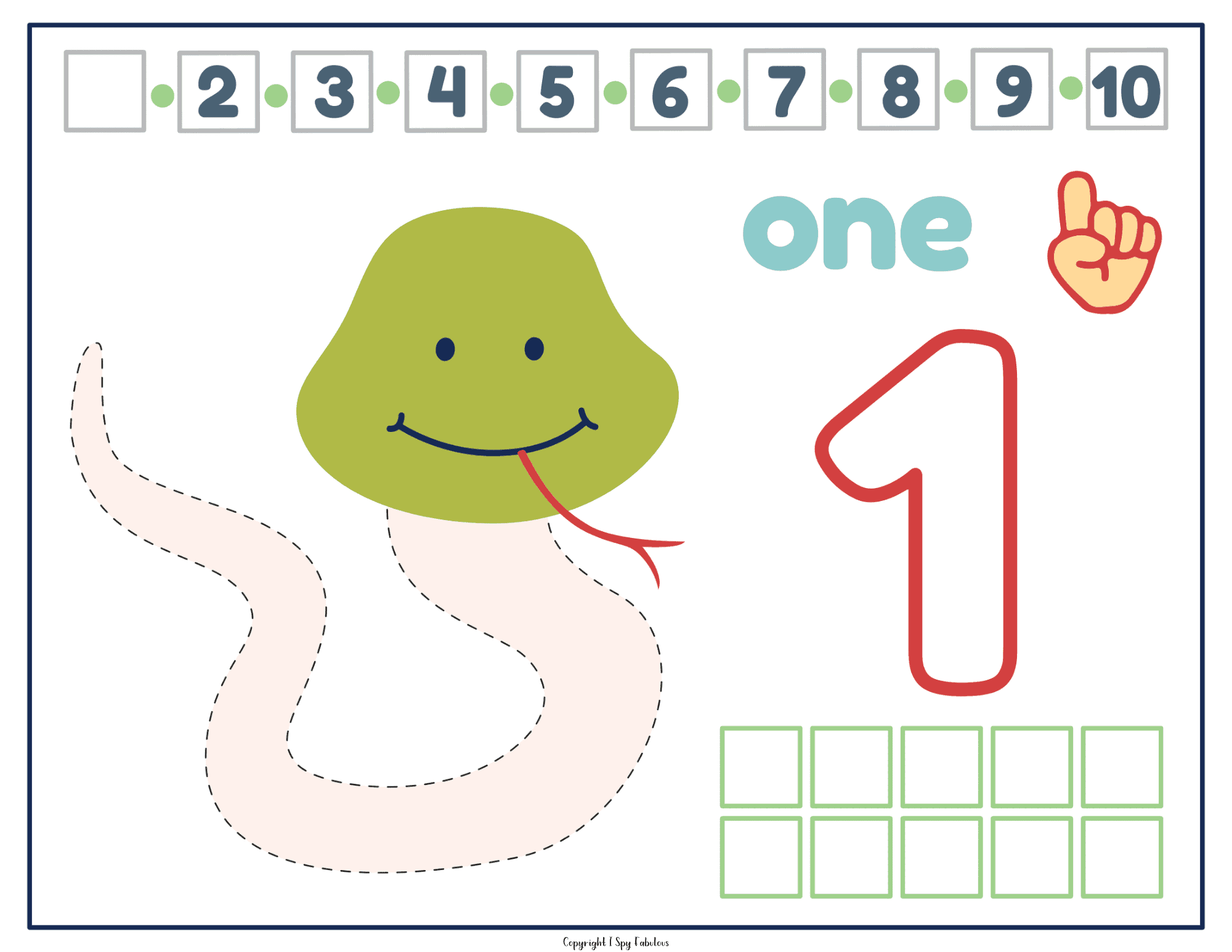 number activities and play-dough mats