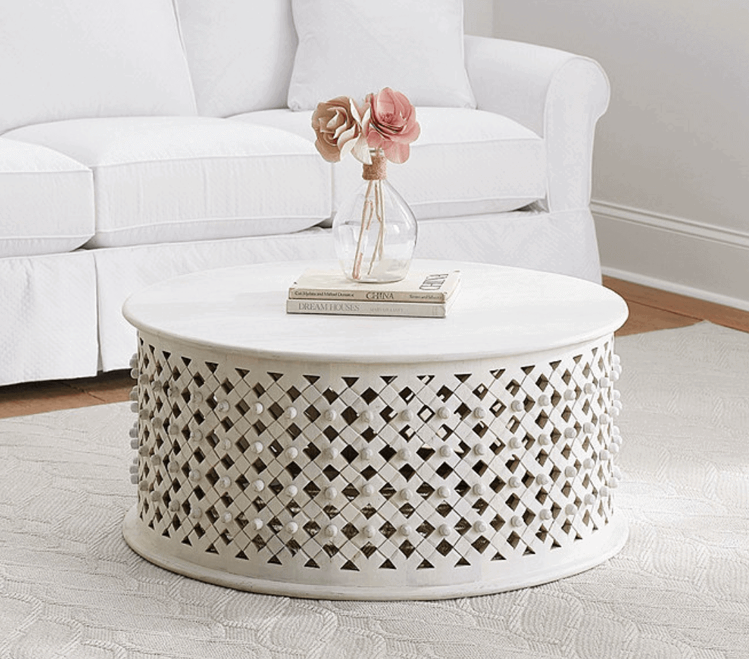 serena and lily bamileke coffee table dupe