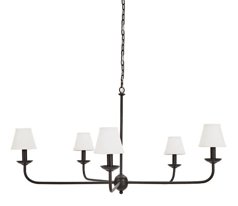 mcgee and co piaf chandelier lighting dupe