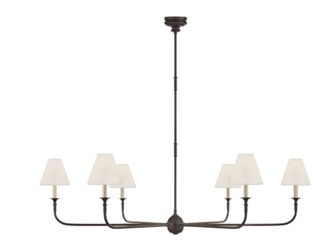 mcgee and co piaf chandelier lighting dupe