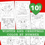 Free Winter I Spy & Coloring Page Printable - I Spy Fabulous