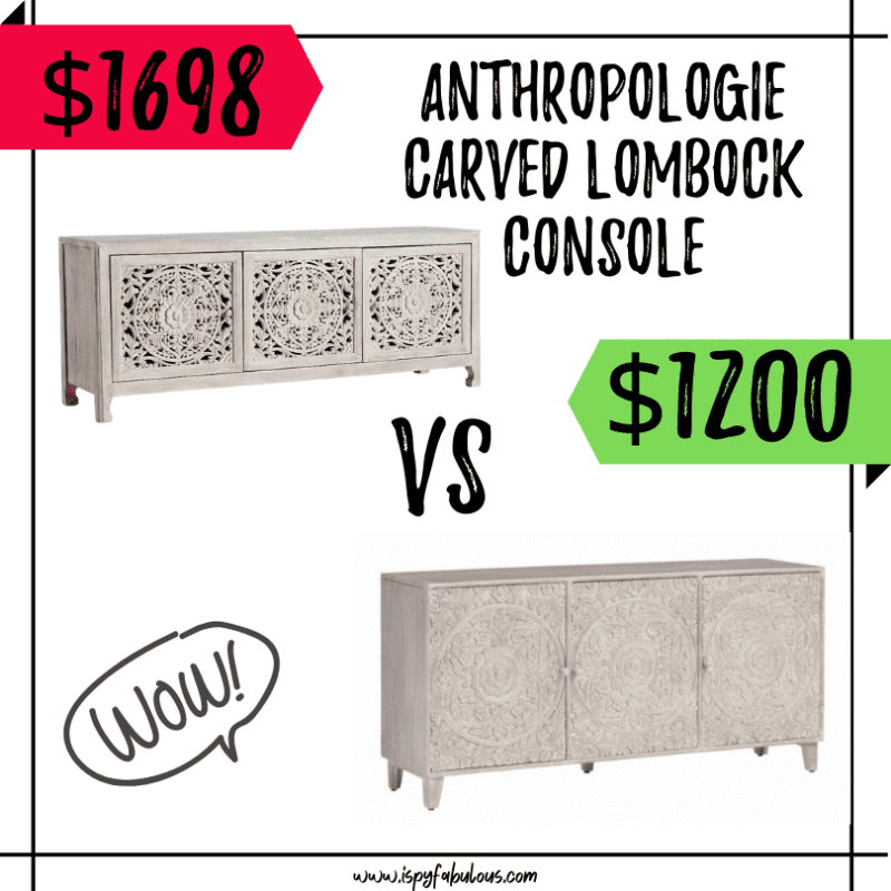 Fab Deal An Anthropologie Lombok Console Dupe You’ll Love I Spy