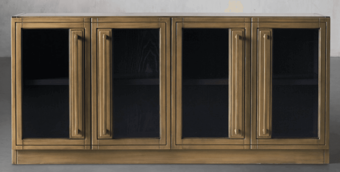 restoration hardware console dupes