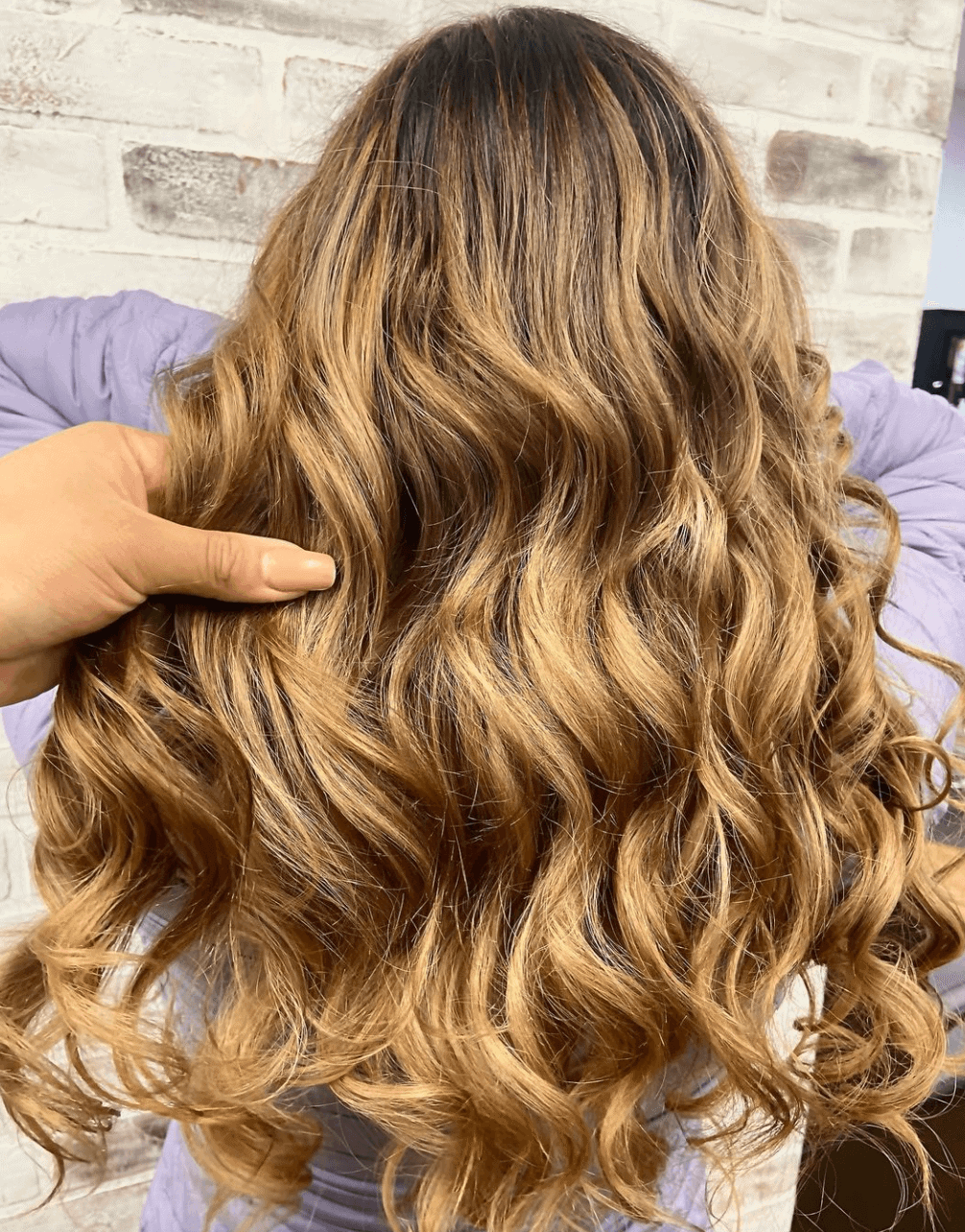 caramel balayage