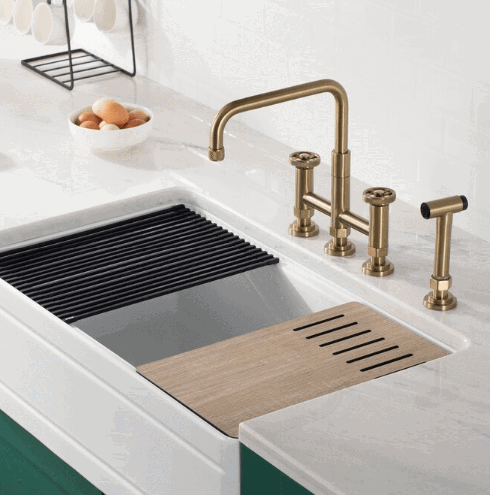 kitchen bridge faucets