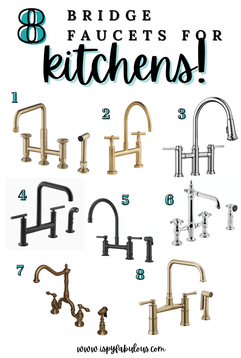 kitchen bridge faucets