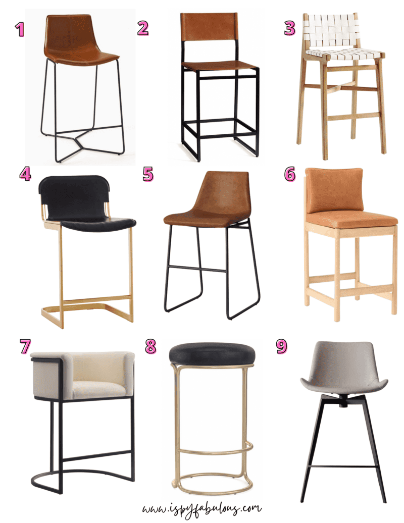 9 Chic Leather Bar & Counter Stools for Your Home Updated for 2023!