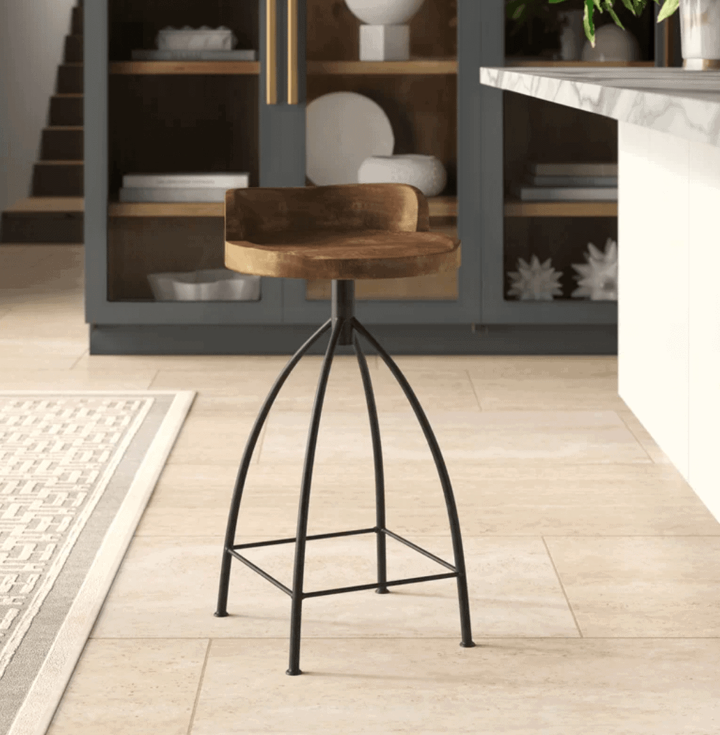 arteriors henson stool dupe