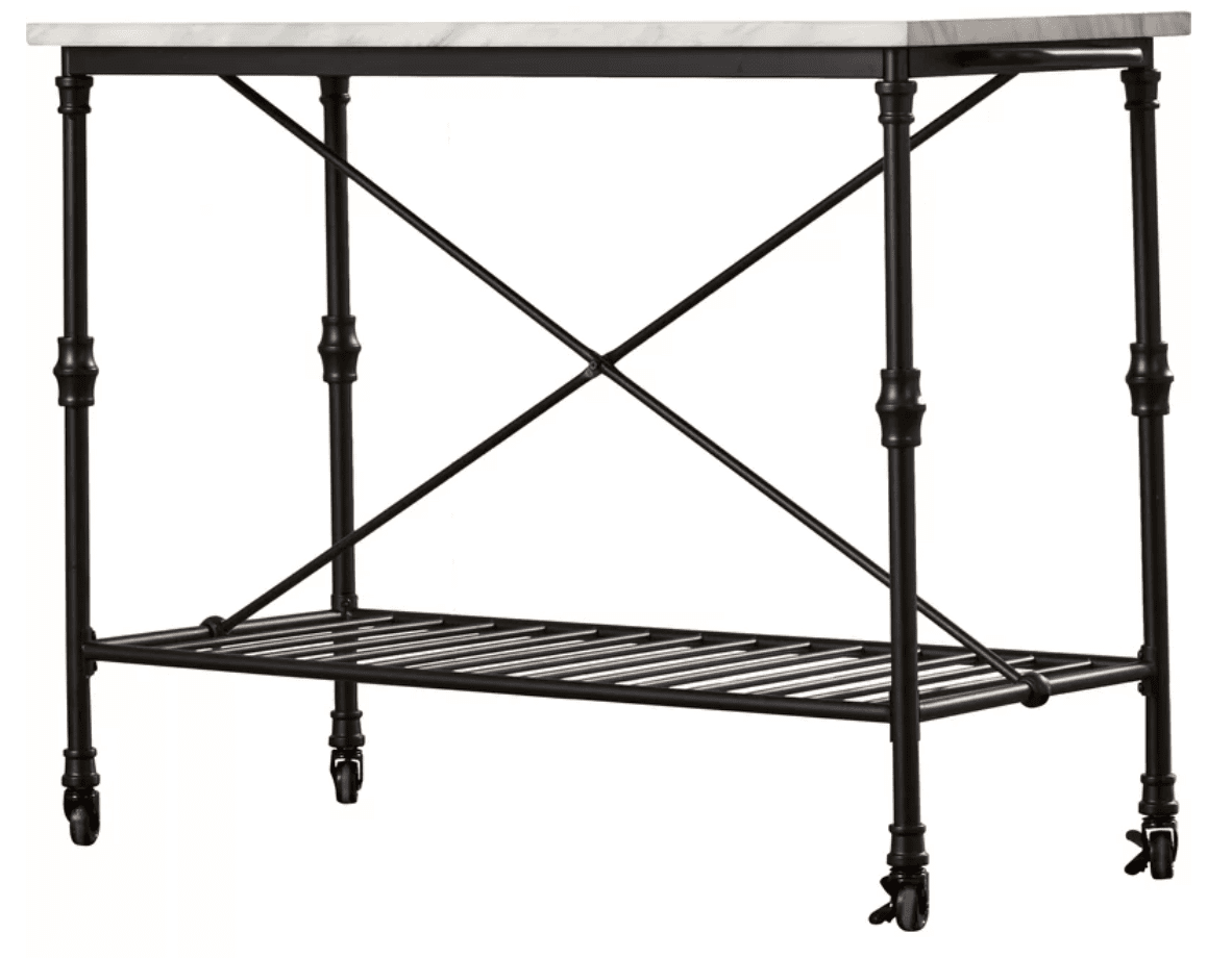 crate & barrel French kitchen island dupe