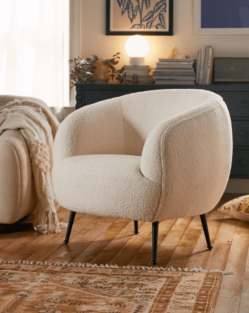 6 Chic Boucle Chairs for Every Budget You’ll Want to Sink Right Into!