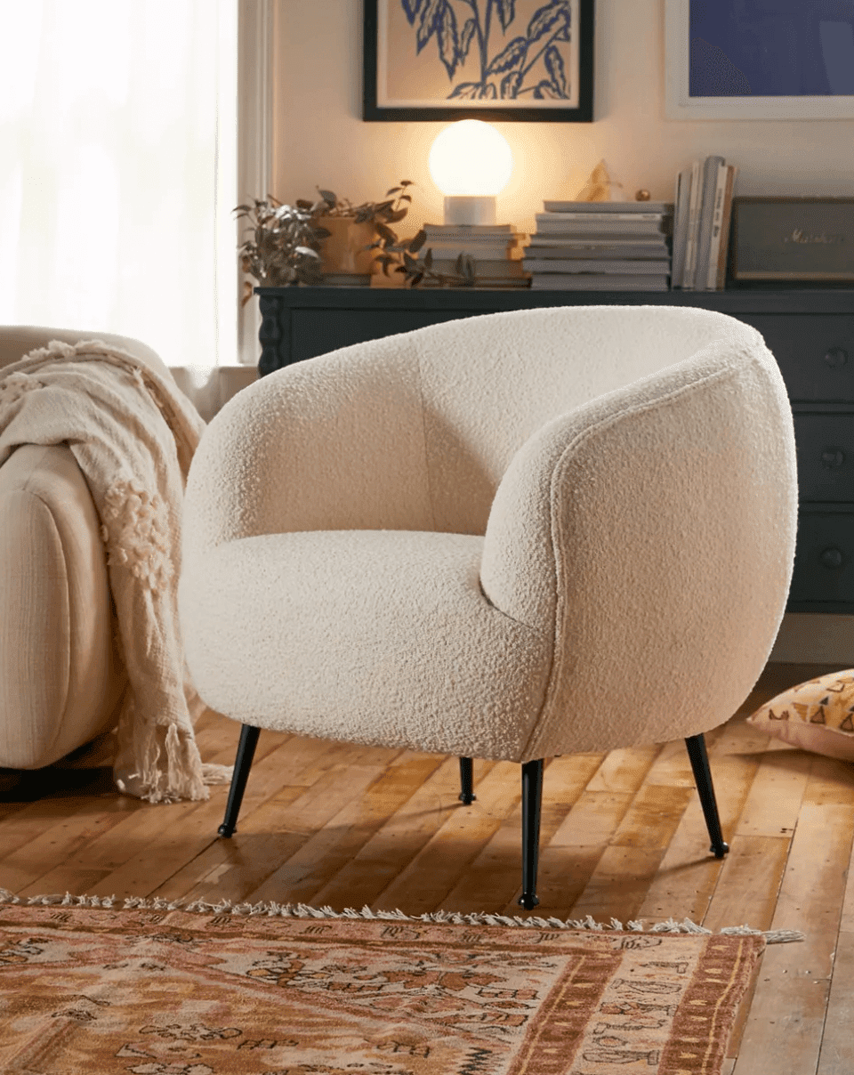 boucle chair