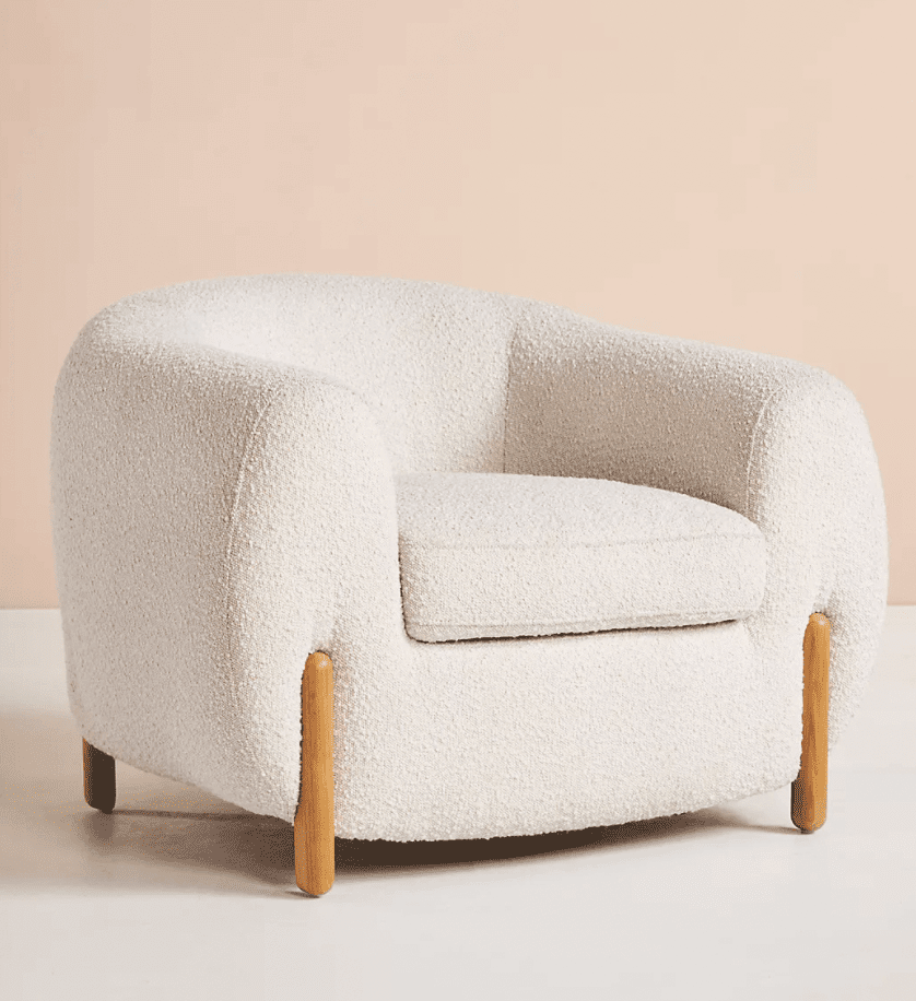 boucle chair