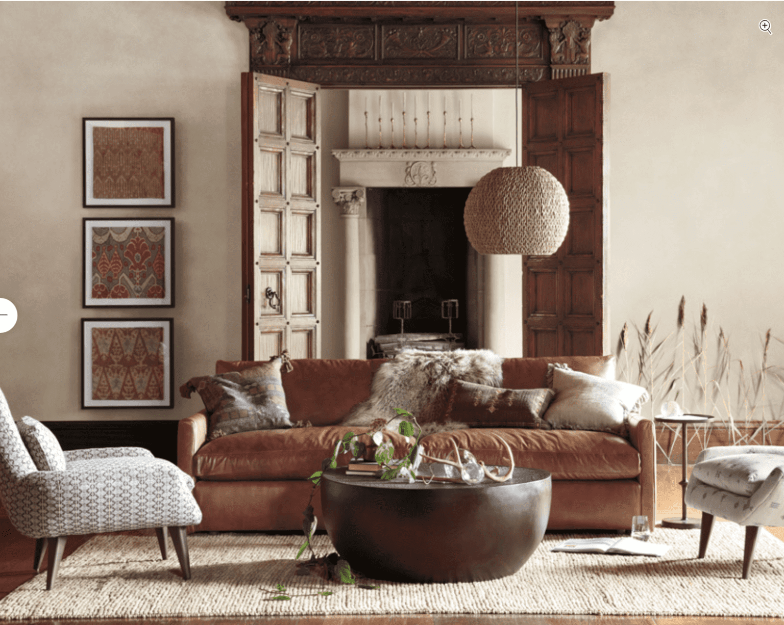 Fab Deal An Arhaus Radial Drum Coffee Table Dupe That’ll Save You Big