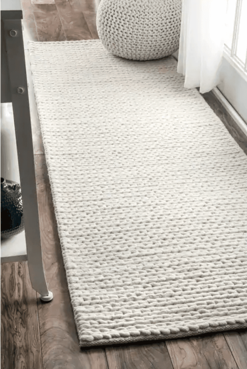 west elm braided sweater rug dupes