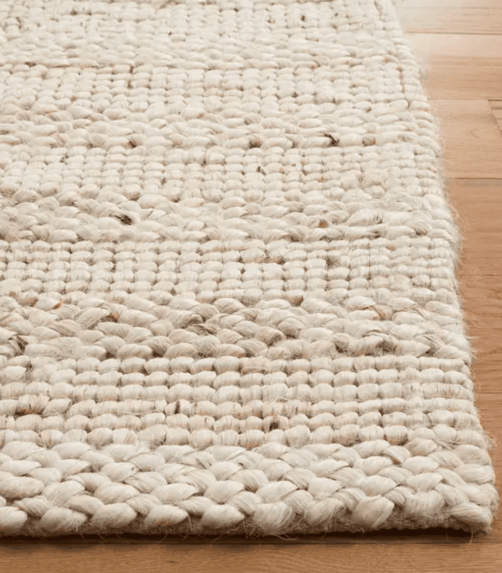 west elm braided sweater rug dupes