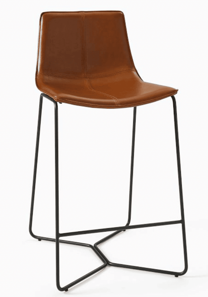 leather counter stool