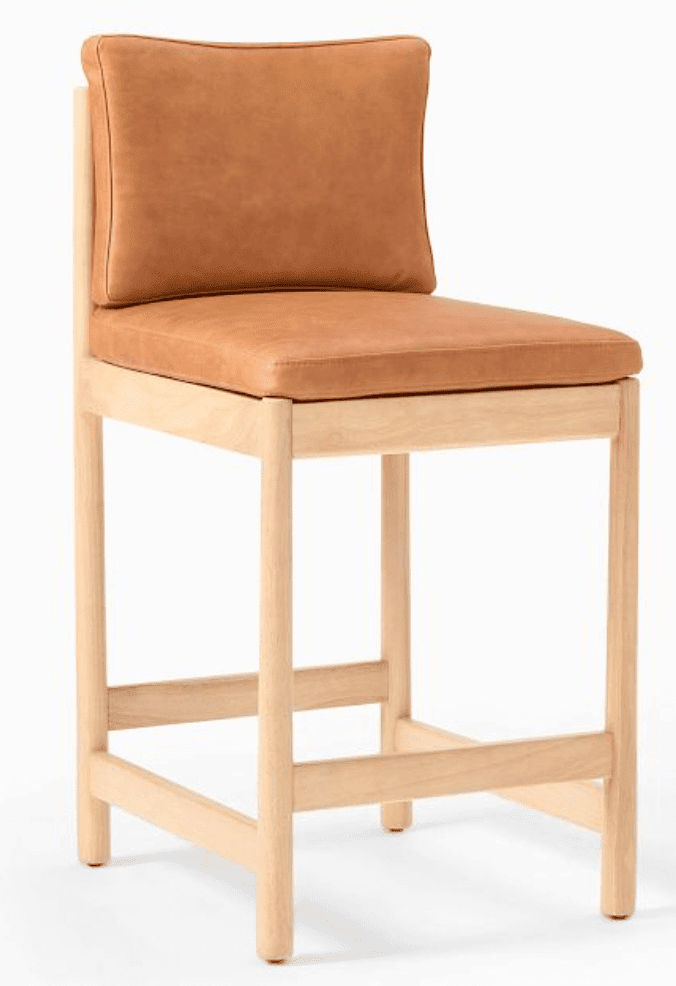 leather counter stool