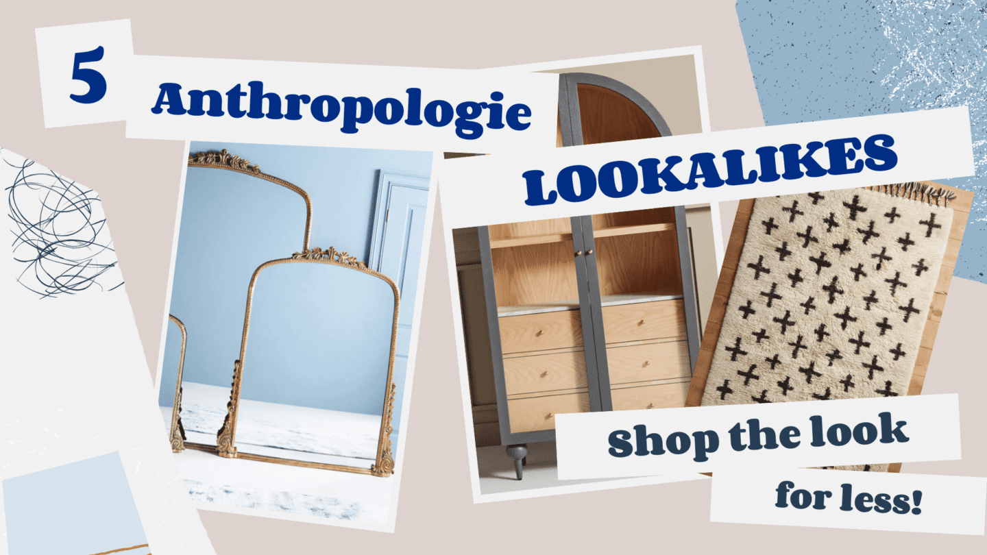 anthropologie dupes