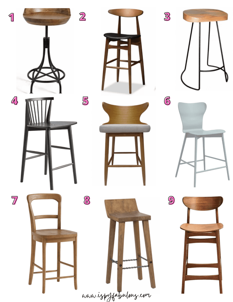 9 Best Wood Bar & Counter Stools You’ll Love
