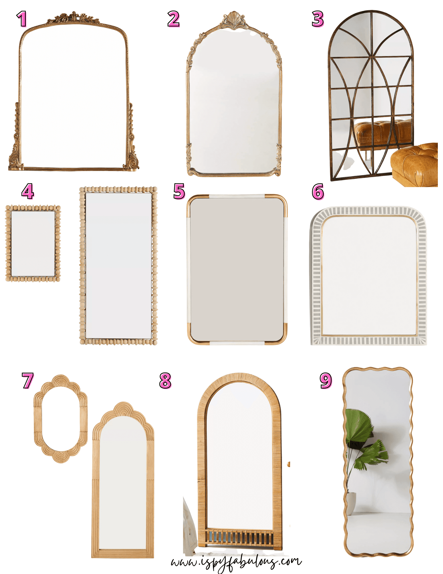 anthropologie mirrors