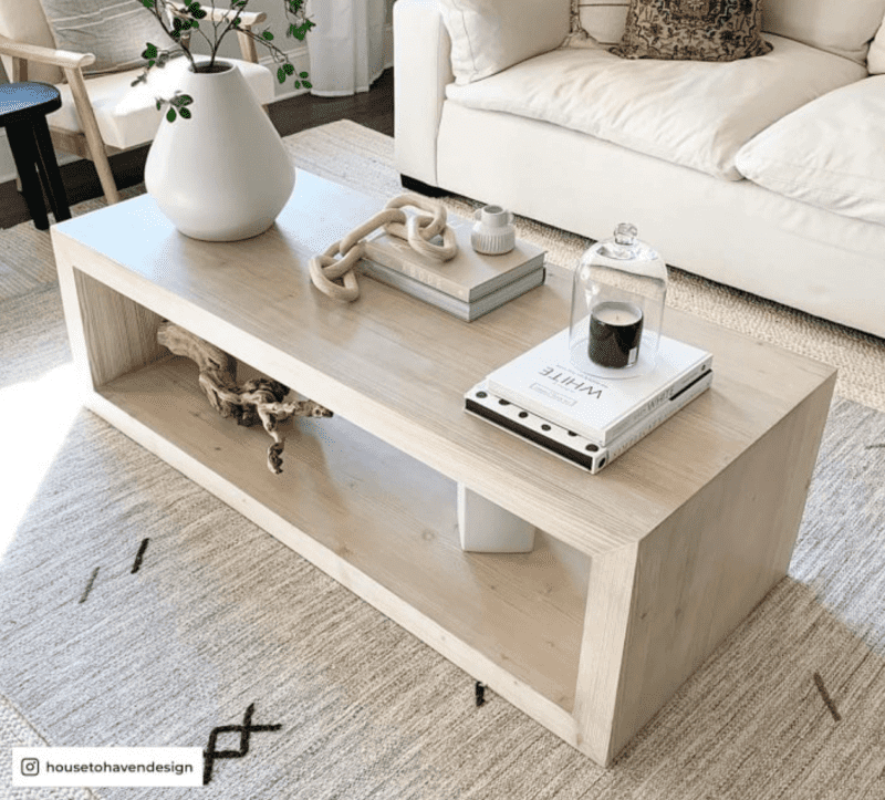 Fab Deal$: A Serena & Lily Atelier Rectangle Coffee Table Dupe That’ll Save You Big!