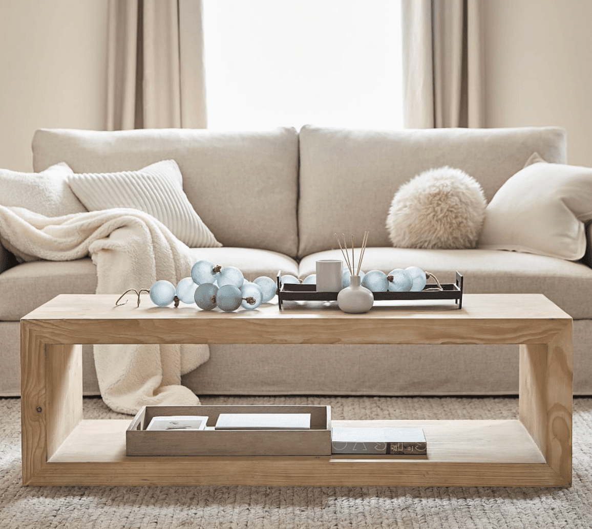 serena and lily atelier rectangular coffee table dupe