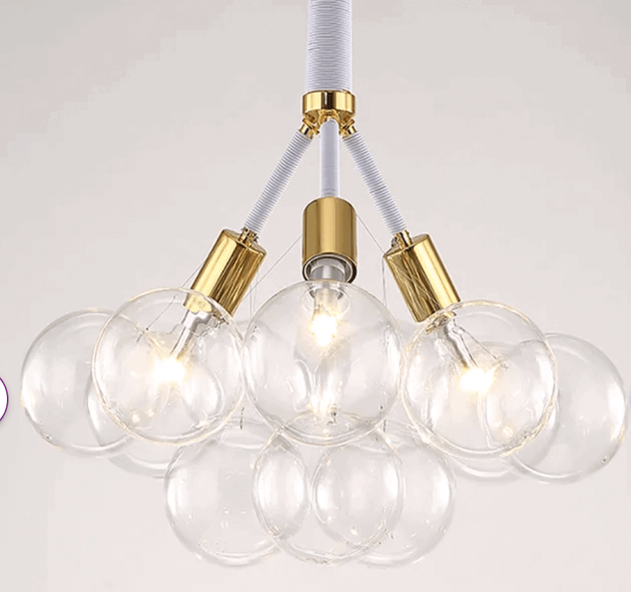 visual comfort talia bubble chandelier dupes